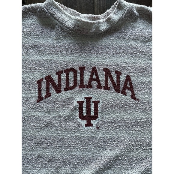 Woolly Threads Tops - WOOLLY THREADS Terry Sweatshirt Womens 2XL XXL Pullover Indiana University IU